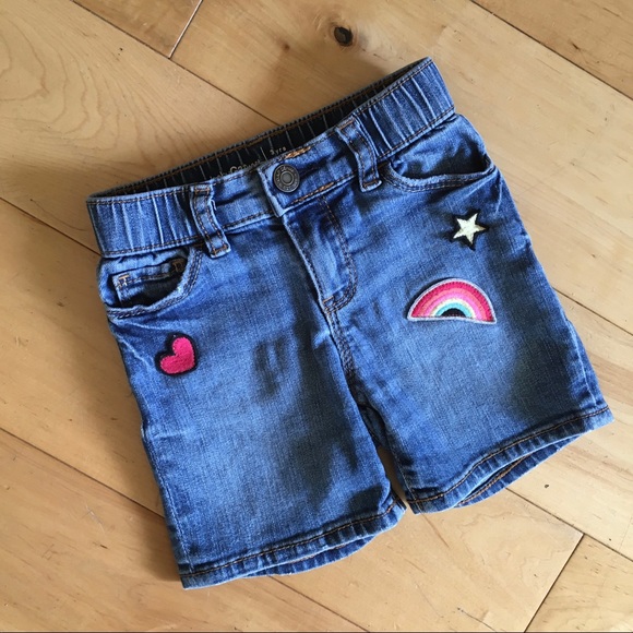 GAP Other - Baby Gap Denim Shorts with Cute Patches